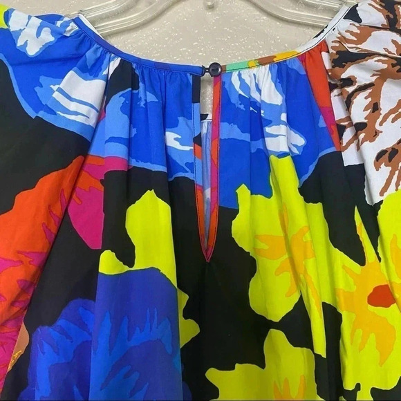 *SALE* Floral Puff Sleeve Colorful Dress Christopher John Rogers x Target NEW XS - Picture 6 of 6